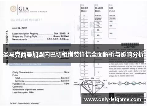 圣马克西曼加盟内巴切租借费详情全面解析与影响分析 圣马克西曼加盟内巴切租借费详情全面解析与影响分析